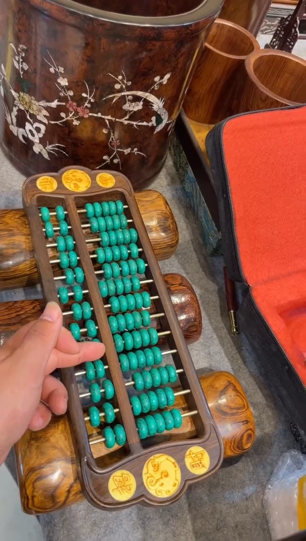 木珍藏老货...老檀木...算盘