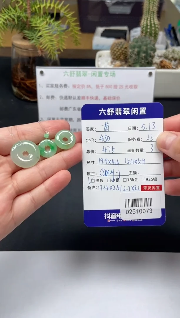 翡翠未镶嵌颈饰D2510073