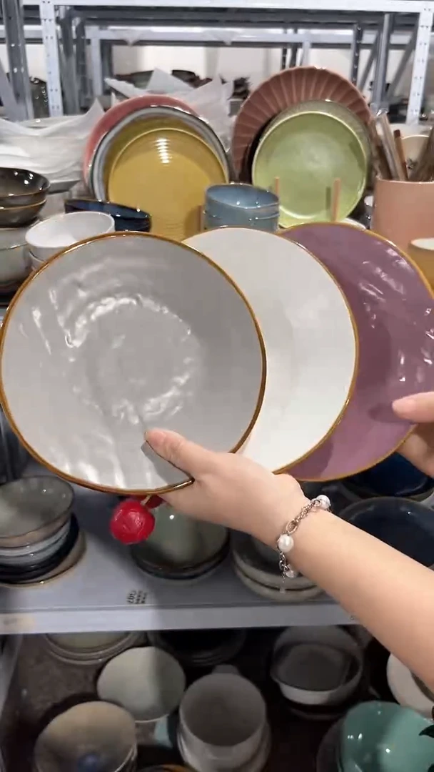 【闪购商品】瓷片外贸尾货瑕疵满20包邮X3 小盘组合