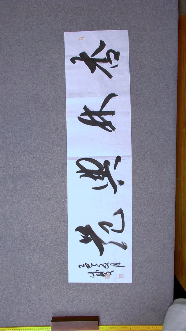 书法苟成文 甘肃138*34四平尺四字