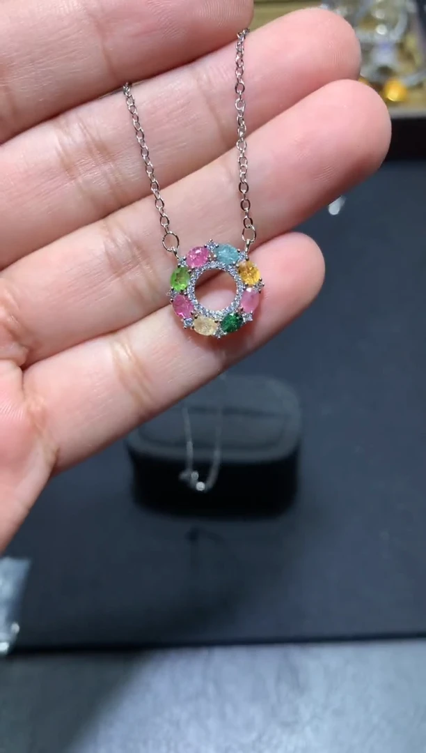 颈饰未镶嵌碧玺Q138【多样性发其一】