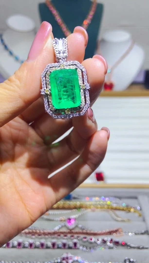 银S925镶嵌耳饰紫晶1