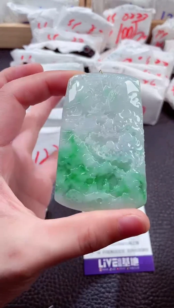 翡翠未镶嵌颈饰00005447