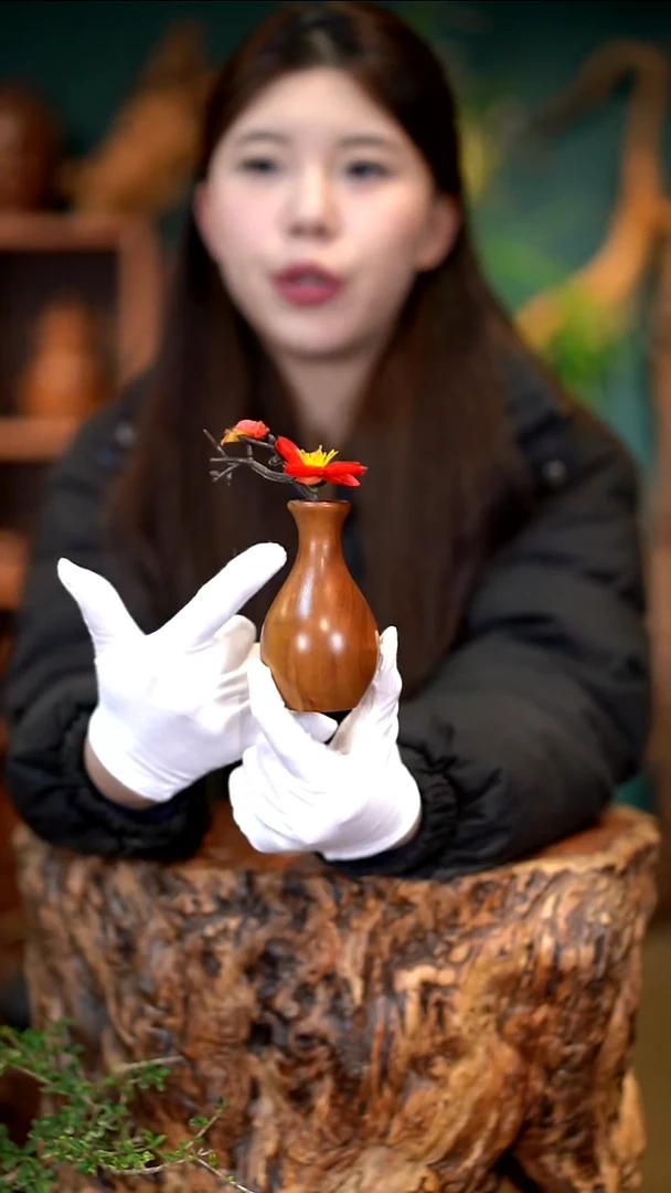 木雷击枣木玉净瓶