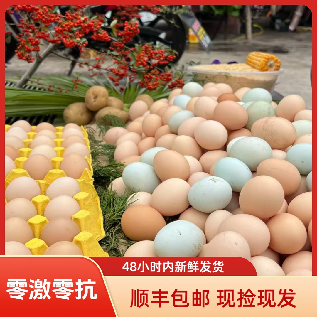 贵州大山正宗农家散养土鸡蛋新鲜美味营养健康