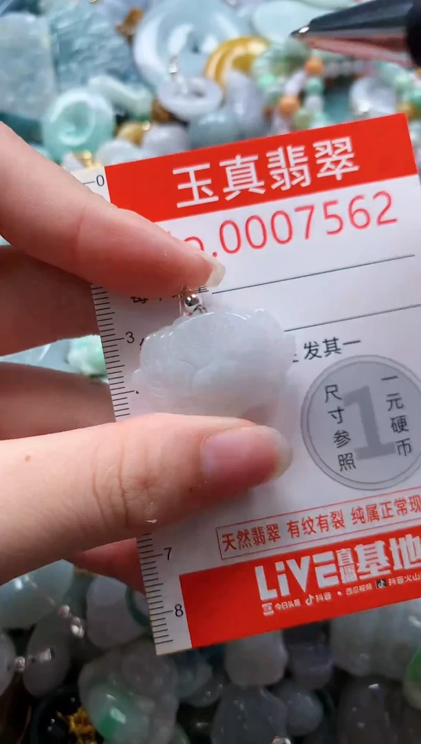 翡翠未镶嵌吊坠(不含链)7562