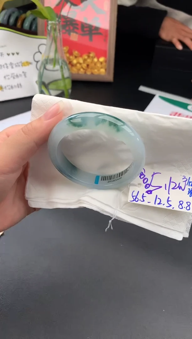 未镶嵌手镯翡翠肉*妈翡翠手镯 下单联系小耳机#