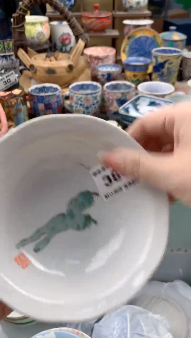 瓷片晚*386号九姑娘工艺品瓷器