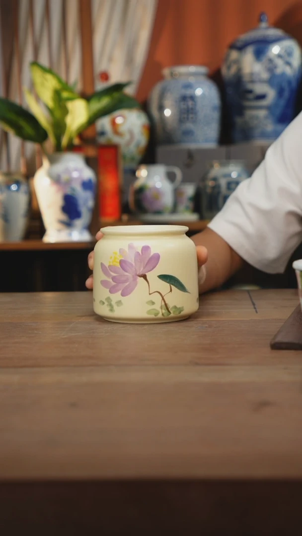 瓷片 景德镇设计师釉下手绘陶瓷餐具