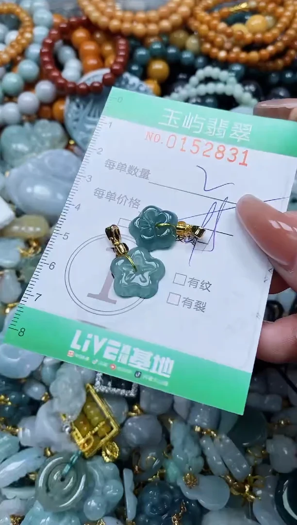 翡翠未镶嵌颈饰闪购0152831多样性发其一
