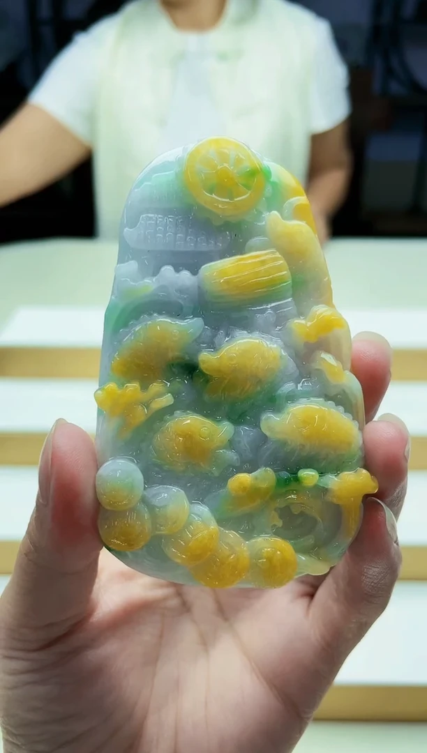 未镶嵌定制翡翠毛货09140256