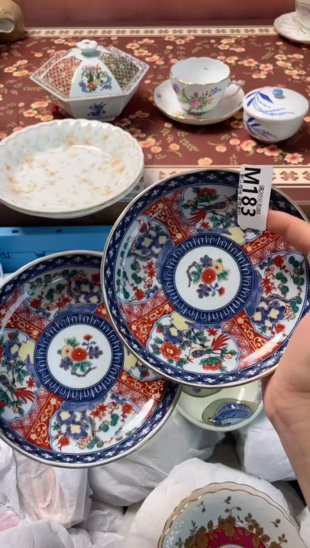 瓷片俩*妈瓷器瓷器M183