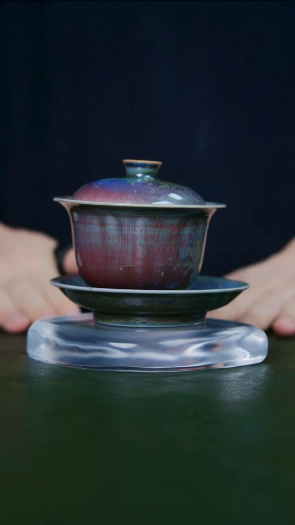 2老师手工作品，三才盖碗一物一拍