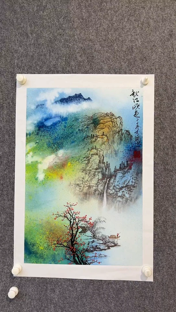 国画李纲-2.7平尺-国画作品