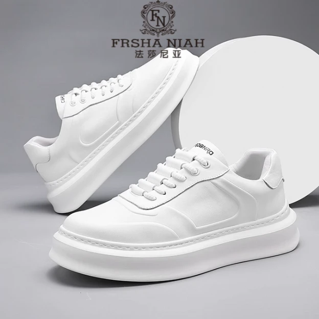 法莎尼亚鞋子男款新款小白鞋夏季百搭鞋子时尚百搭休闲运动鞋男鞋