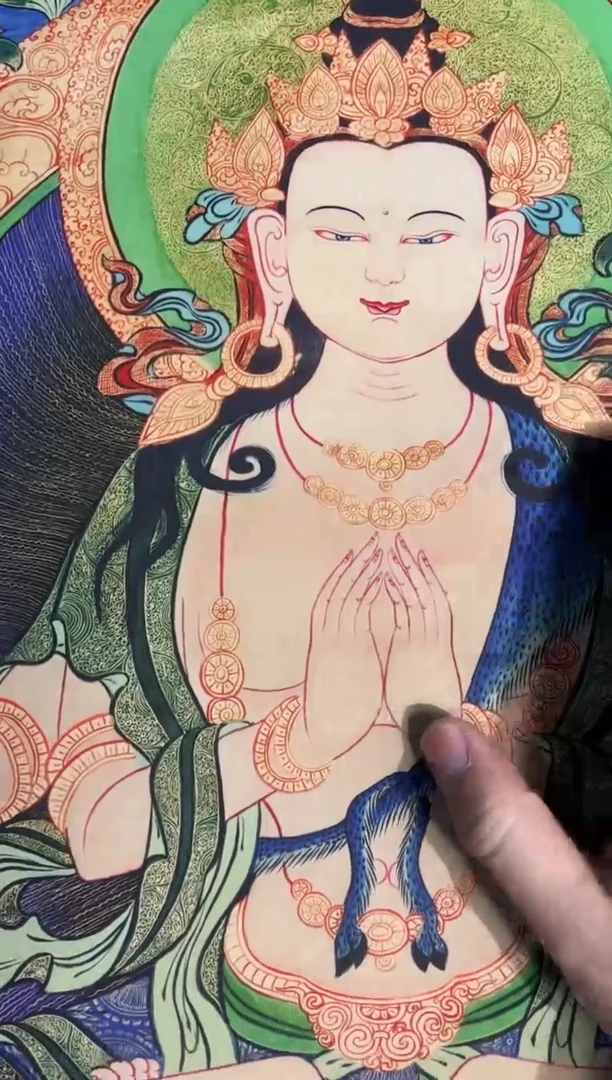 卷轴画路路的唐卡tk160