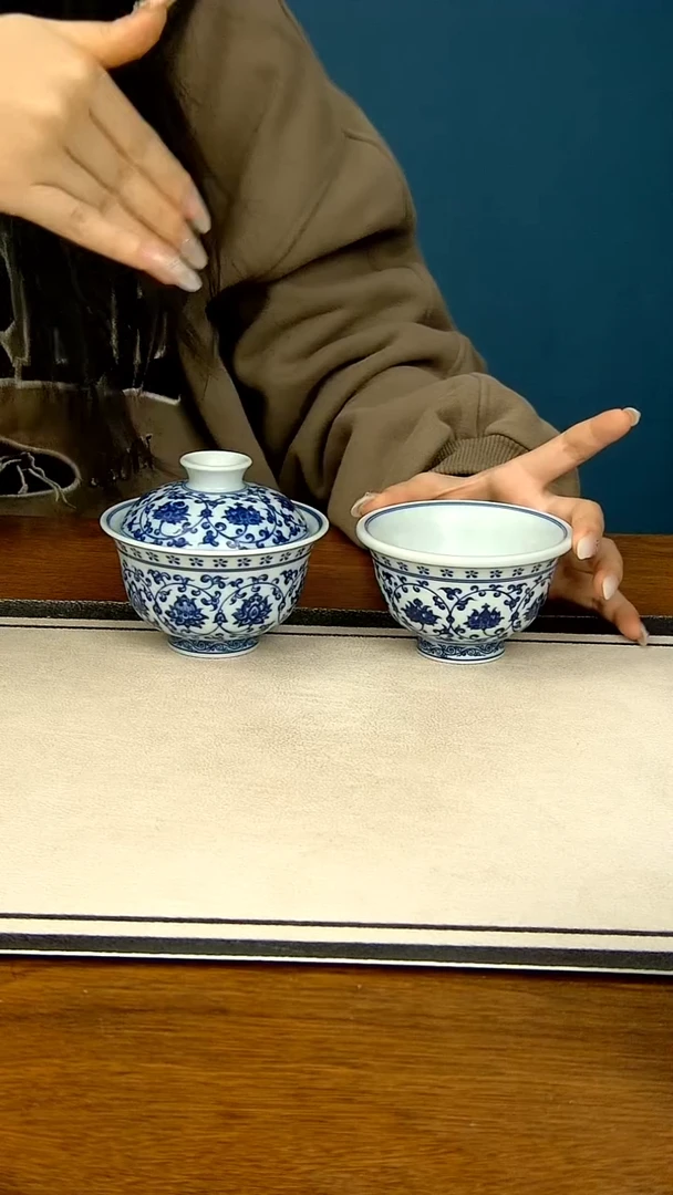 【闪购商品】青花缠枝莲两件套.......大压