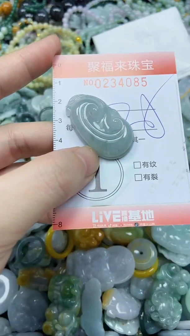 未镶嵌挂件翡翠闪购0234085