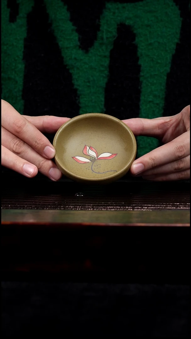 茶杯紫砂柴烧普洱杯