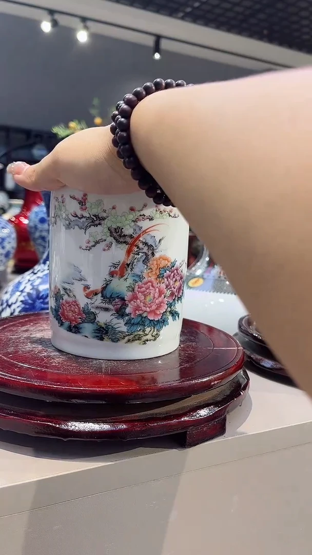 摆件景德镇陶瓷花瓶