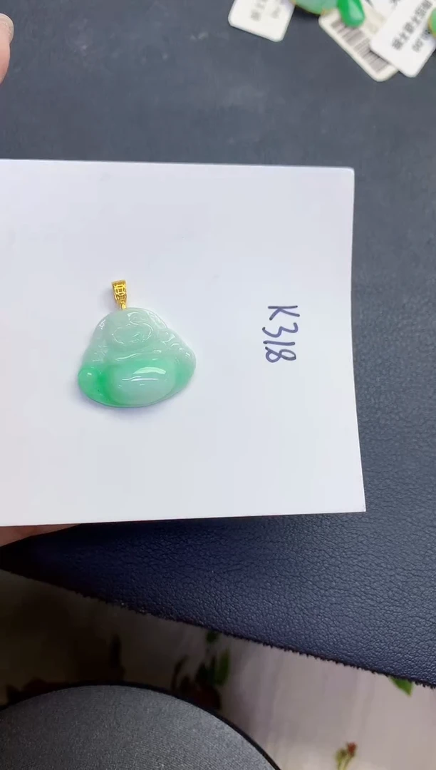 颈饰未镶嵌翡翠缅甸天然翡翠A货