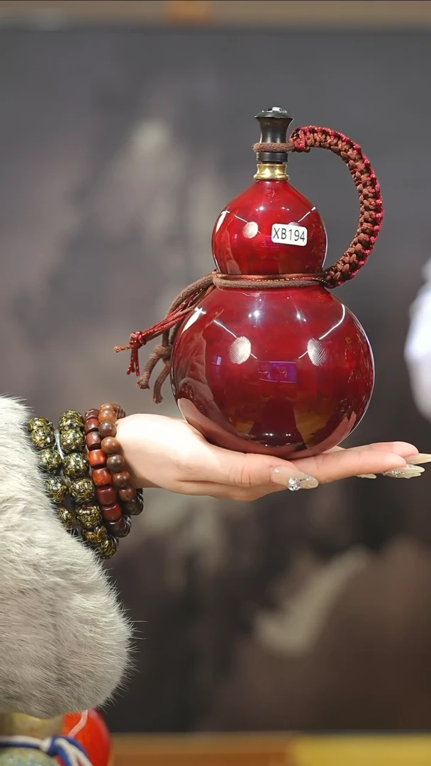 【闪购商品】XB194漆艺酒葫芦不包手串及旋转底座