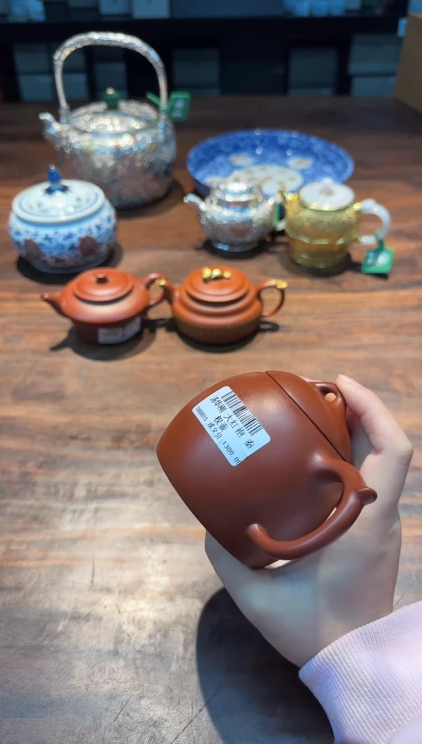 【闪购商品】汤华刚 大红袍 秦权壶