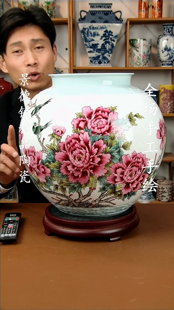 【闪购商品】瓶景德镇陶瓷摆件35