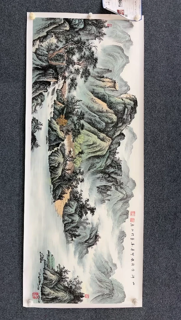【闪购商品】国画2.13-艺术-黄春香六尺整山水-54
