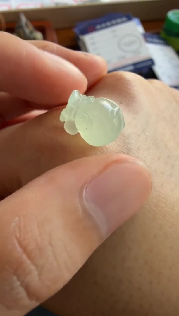 未镶嵌定制翡翠钱袋