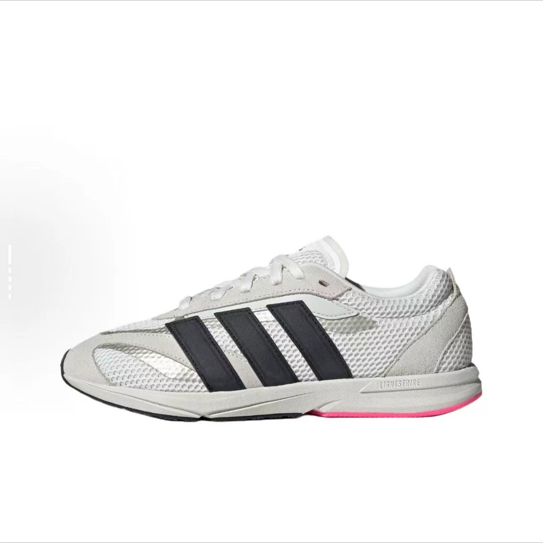 adidas/阿迪达斯百搭舒适 织物耐磨轻便低帮休闲跑步鞋女款JS3200
