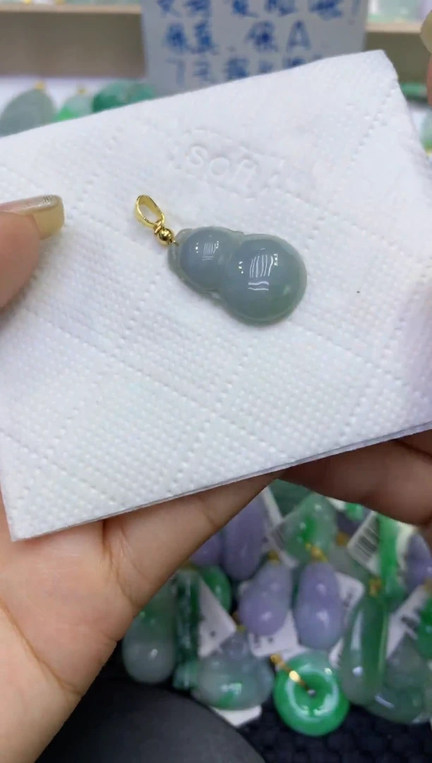 颈饰未镶嵌翡翠天然缅甸A货翡翠