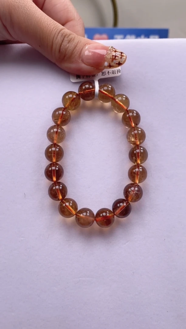 【闪购商品】水晶手串未镶嵌黄塔高货10+