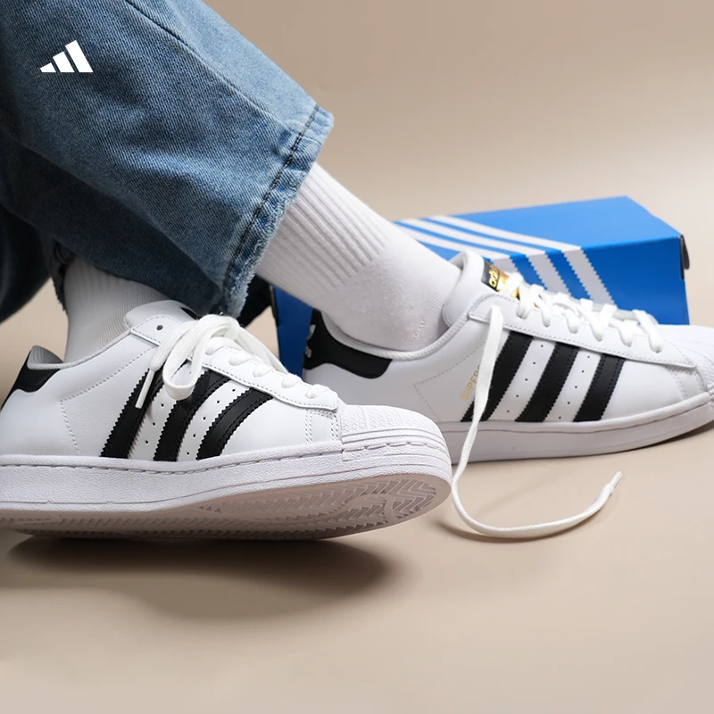 阿迪达斯三叶草金标贝壳头板鞋男鞋女鞋运动鞋复古休闲鞋EG4958