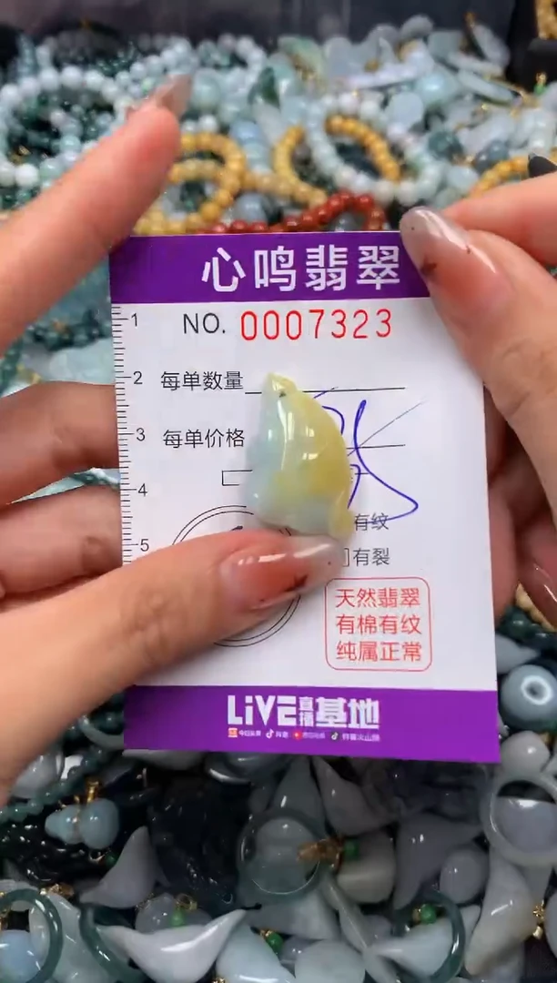 翡翠未镶嵌颈饰闪购007323