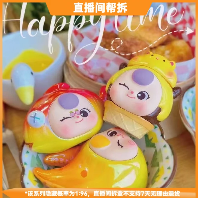 【拆盒】娃三岁小馋猫三代迷你手办系列潮流玩具盲盒手办摆件