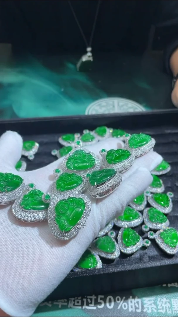 【闪购商品】定制翡翠未镶嵌毛货-不退不换-