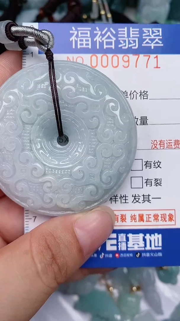 翡翠未镶嵌颈饰...0009771