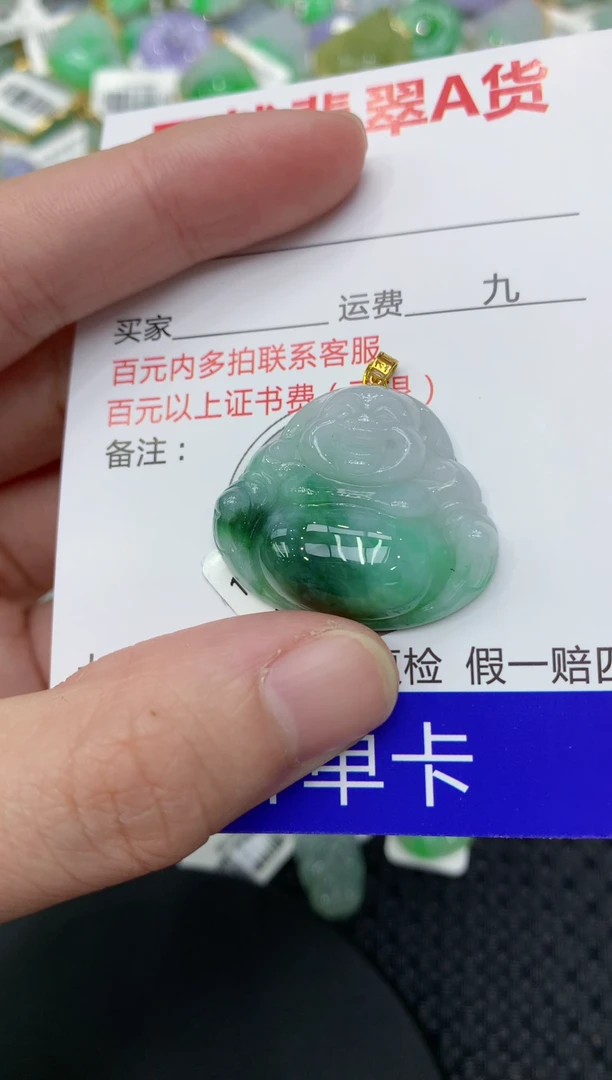 【闪购商品】翡翠颈饰18K金镶嵌11111111111