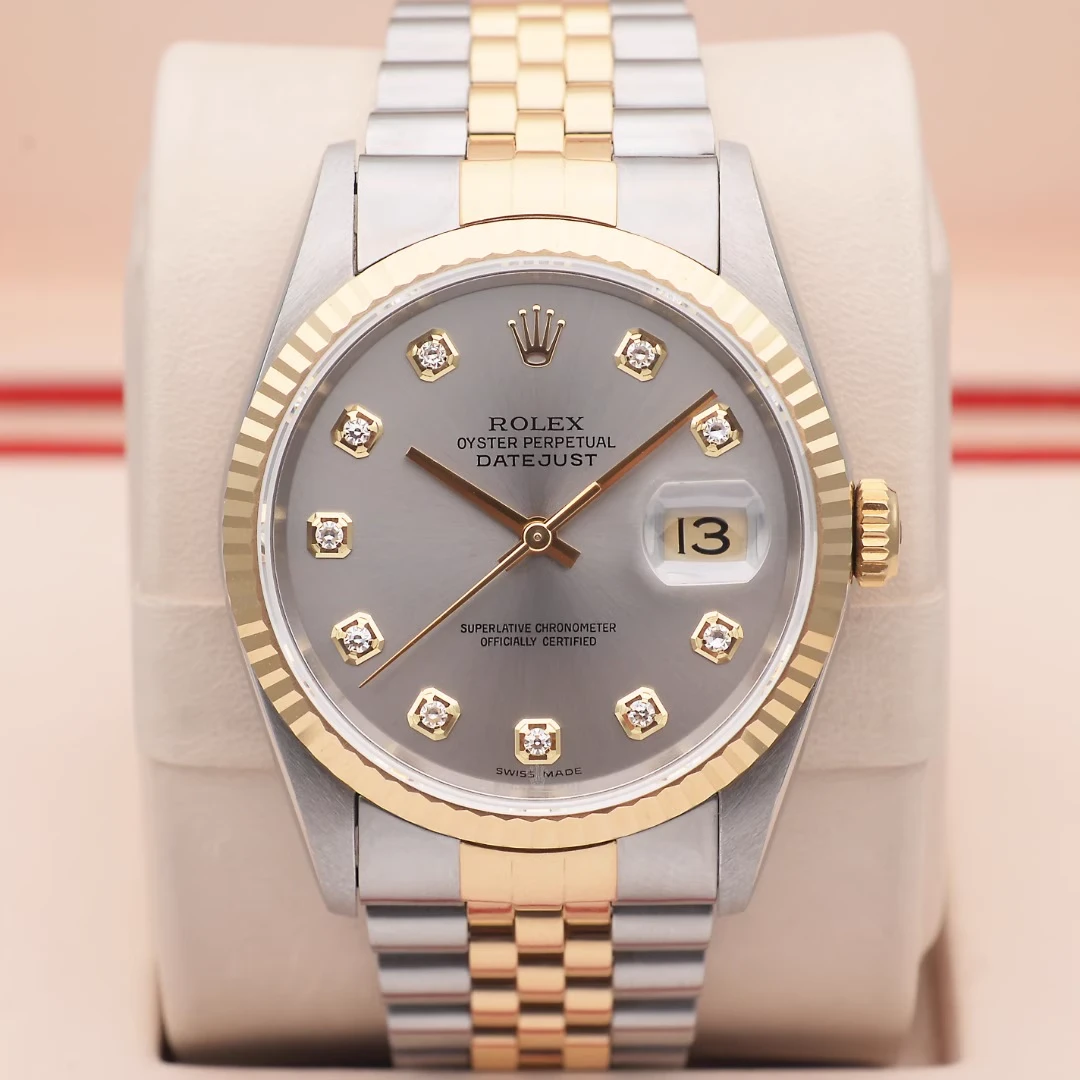 95新 Rolex/劳力士 大表姐日志间18K金自动男表16233表径36
