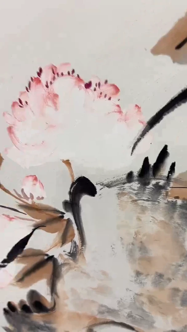 国画李纲-8平尺-花鸟国画