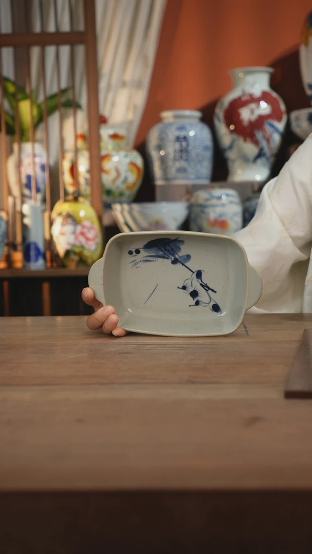 瓷片 景德镇设计师釉下手绘陶瓷餐具