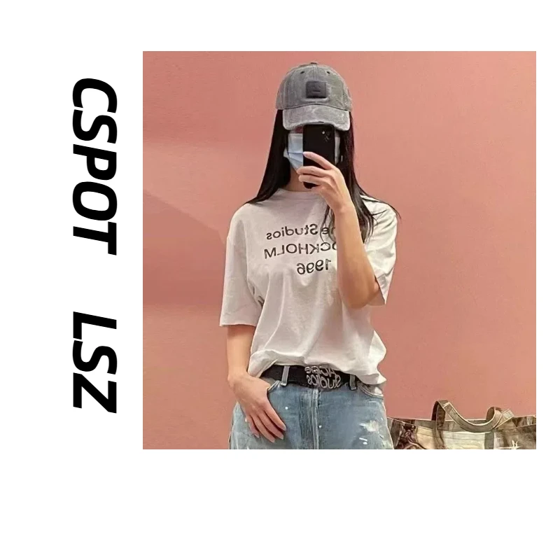 CSPOT AC做旧喷砂短袖T恤男女同款