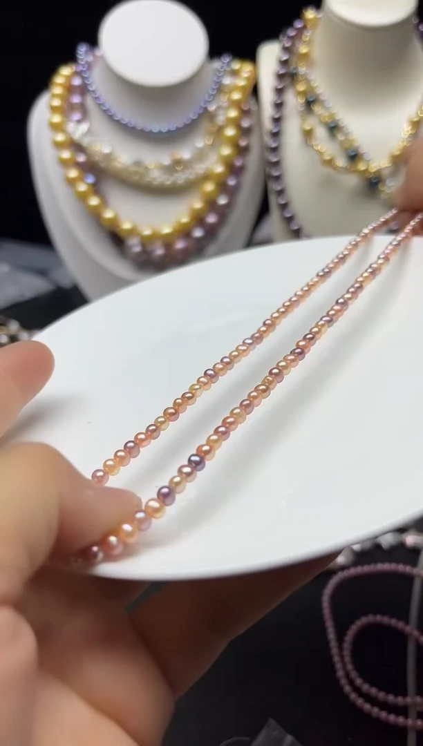 淡水珍珠未镶嵌颈饰多人