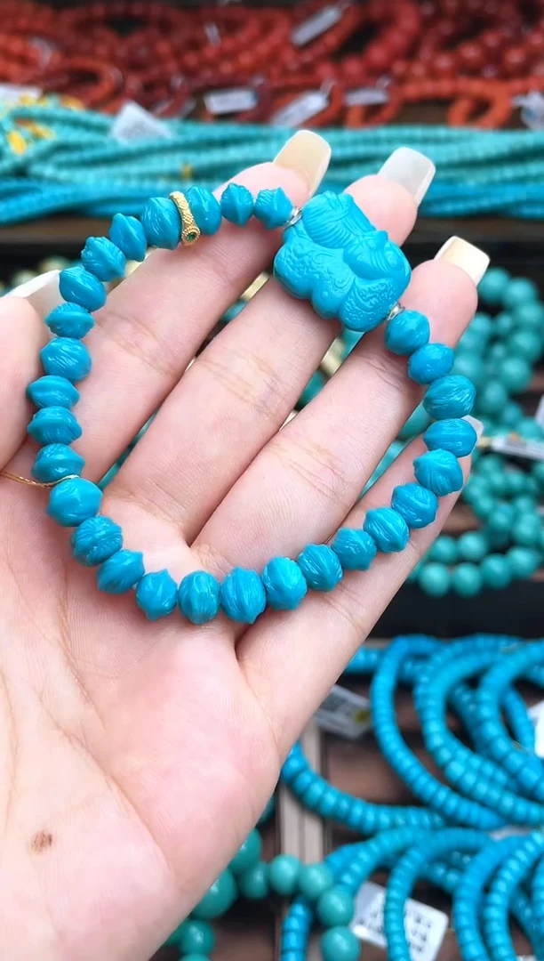 未镶嵌绿松石珠宝奇石A032