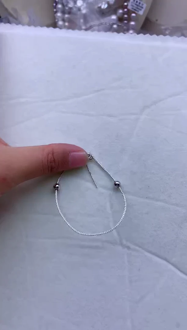 【闪购商品】淡水珍珠手链银S925镶嵌淡水珍珠手链