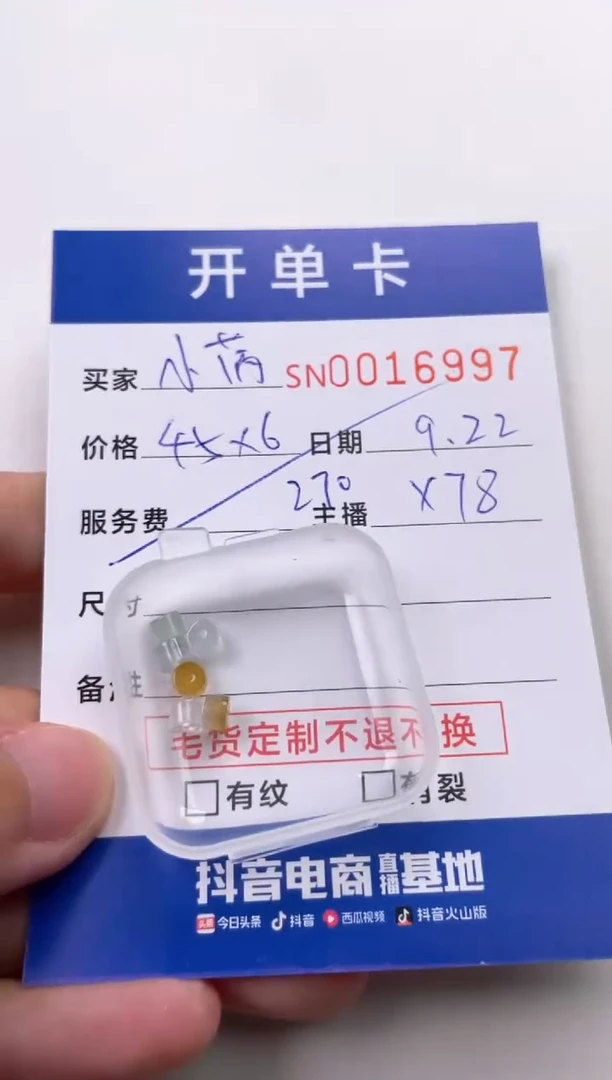 颈饰未镶嵌翡翠小*00016997