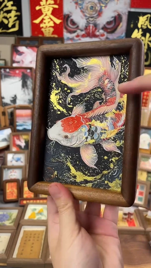国画纯手绘书法绘画作品