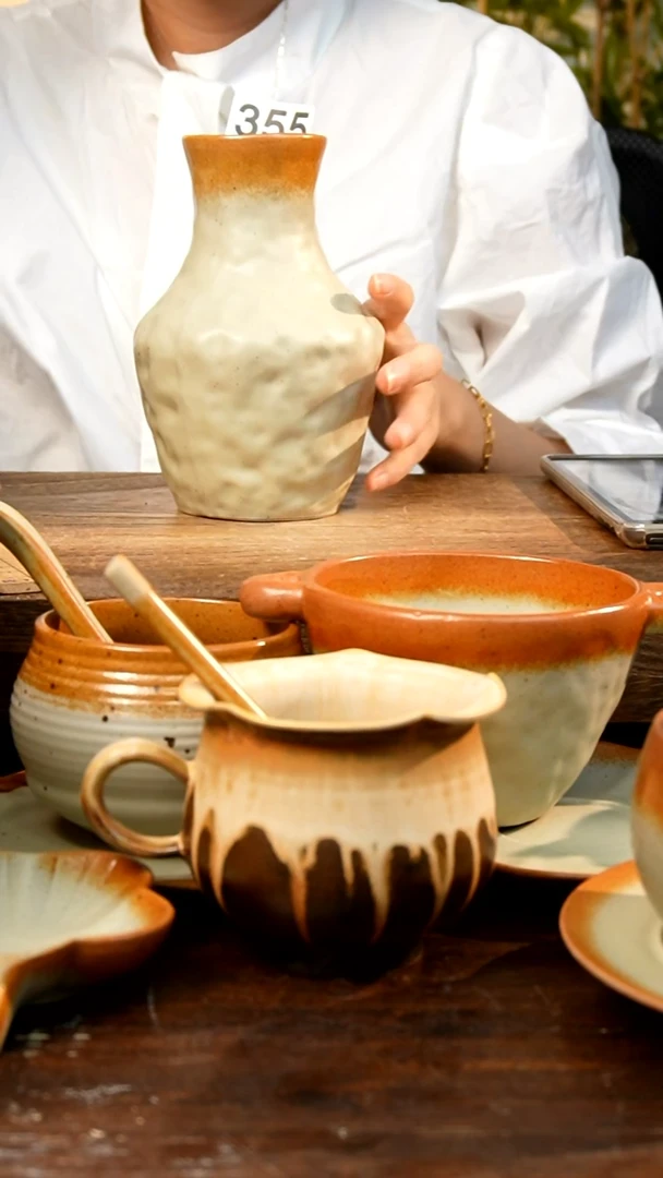 盘高颜值粗陶餐具限时抢购3