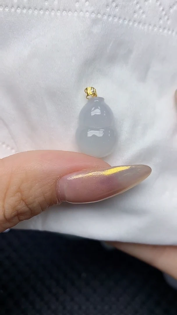 【闪购商品】翡翠18K金镶嵌颈饰 天然翡翠A货